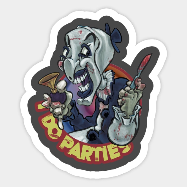 Terrifier Sticker by majanation